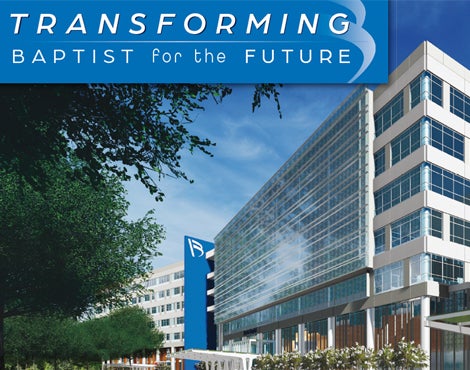 Rendering image of the future Baptist Hospital