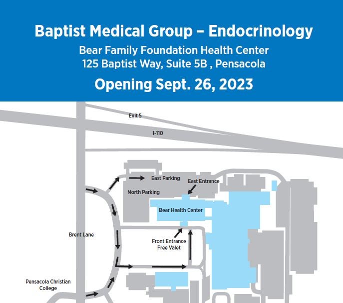 Endocrinology Map - Opening Sept 26, 2023