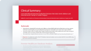 Hospitalization costs and clinical outcomes comparison