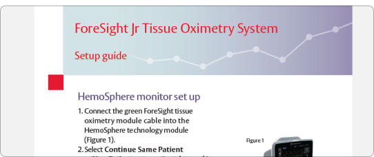 ForeSight Jr sensor setup guide