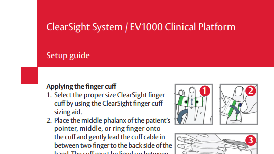 ClearSight Setup pdf thumbnail