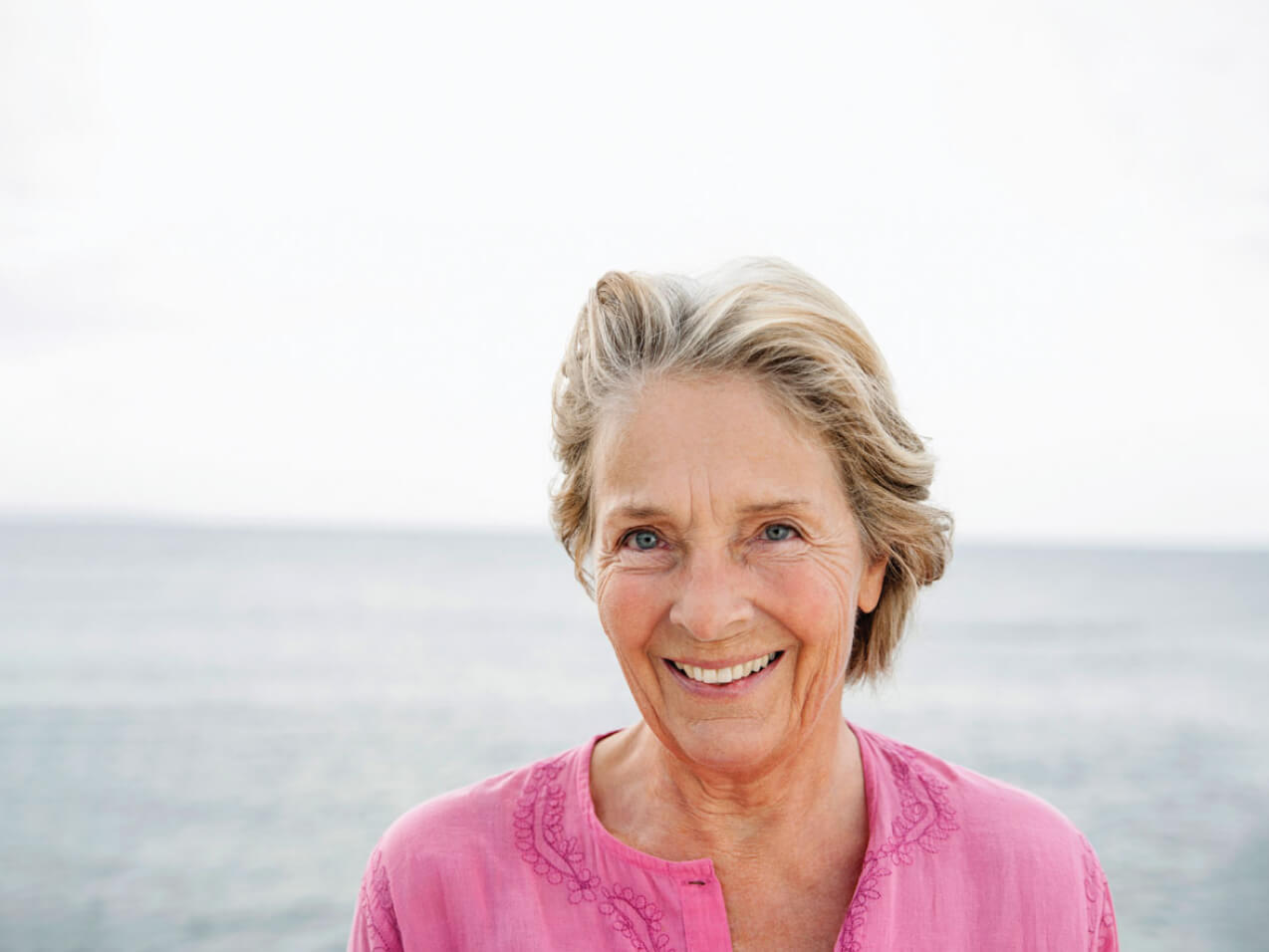 woman smiling