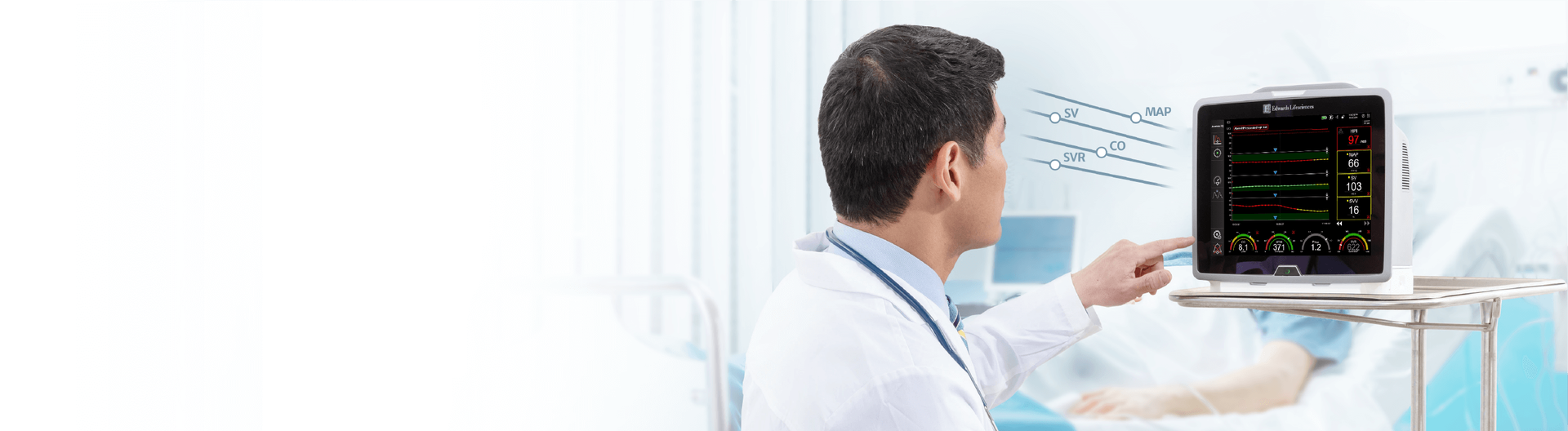 doctor looking at screen