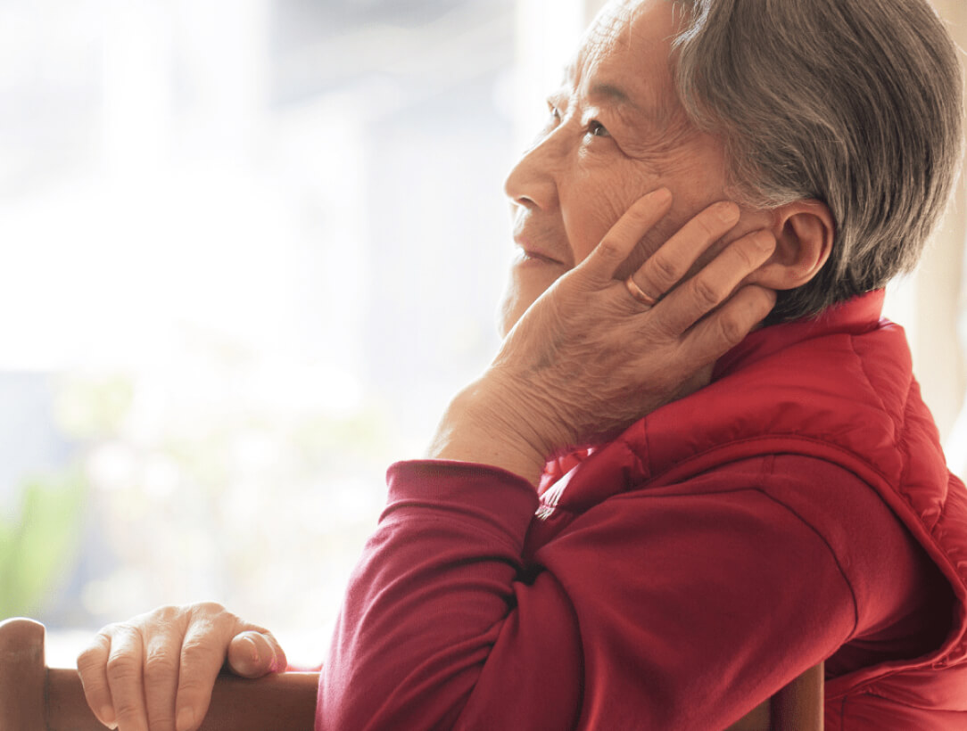 Elderly Woman Smiling