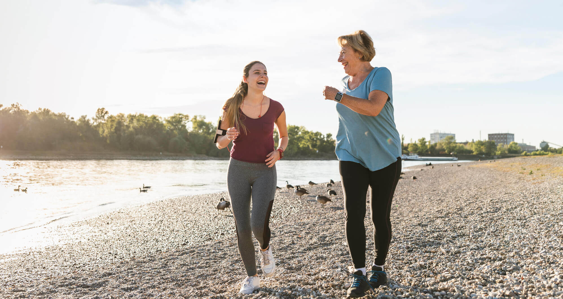 women jogging
