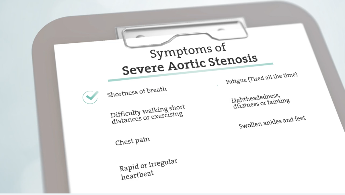 Symptoms of aortic stenosis