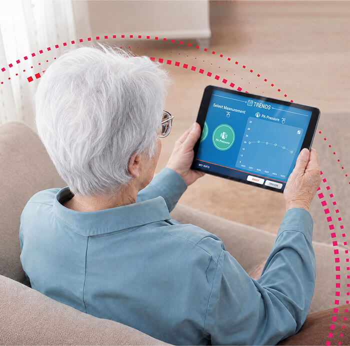patient using cordella app