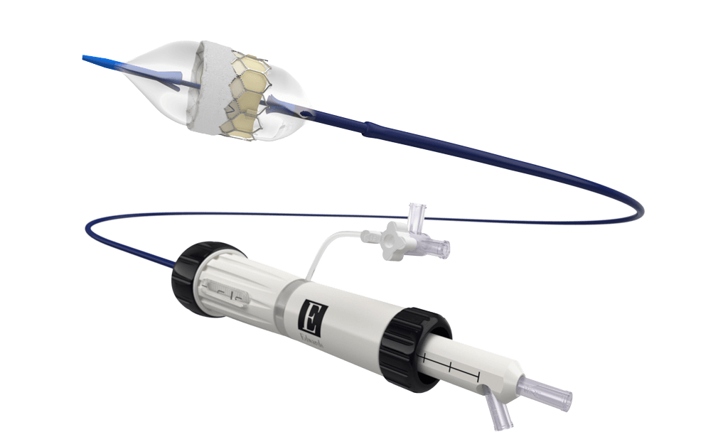 SAPIEN 3 Ultra System - Valve expanded by balloon