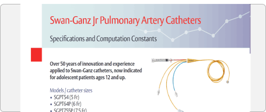 Swan-Ganz Jr spec sheet