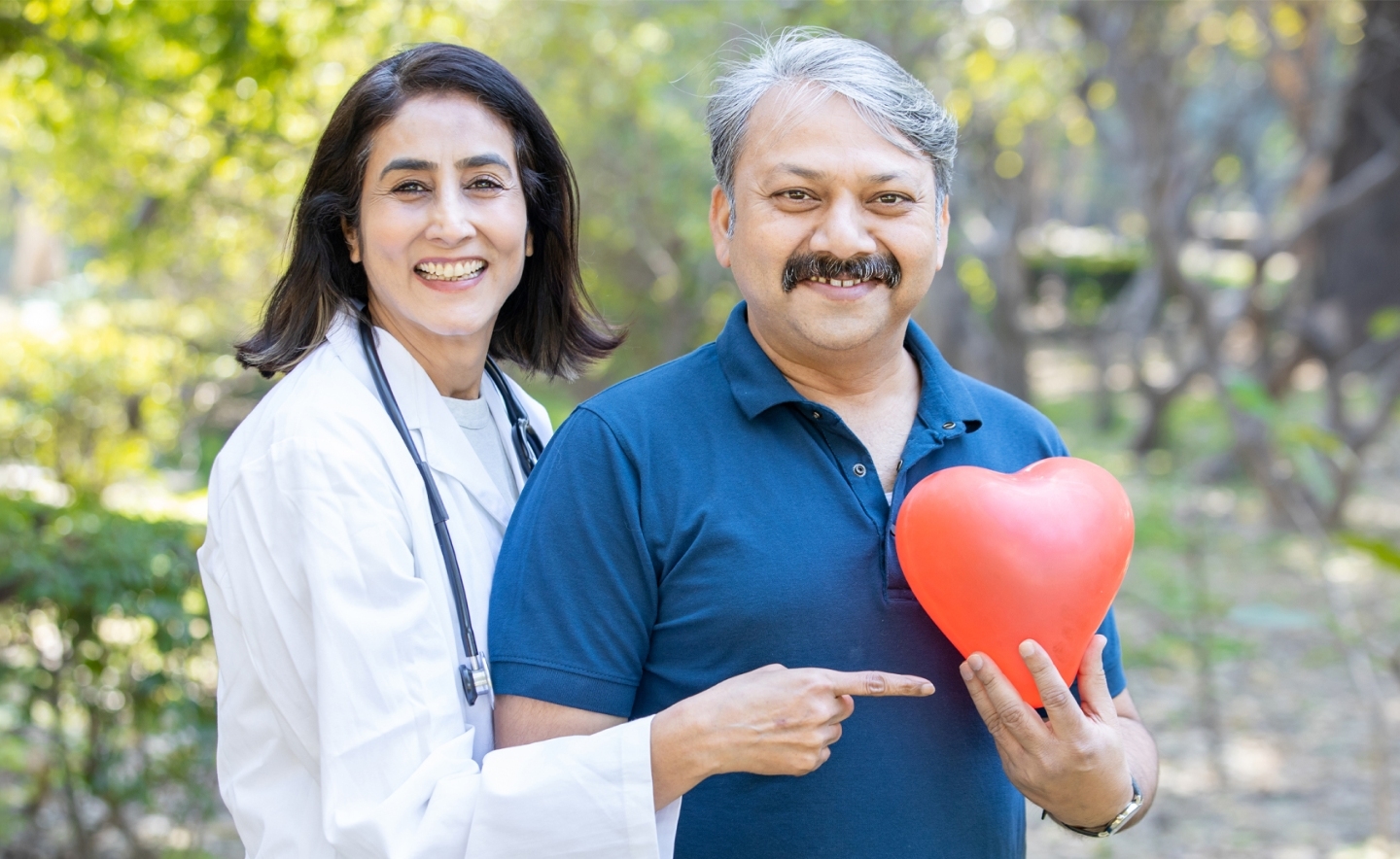 A doctor and a patient 