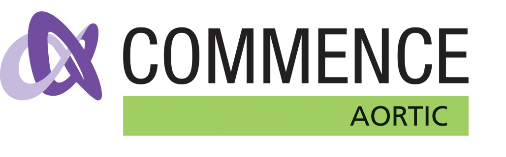 COMMENCE aortic trial logo