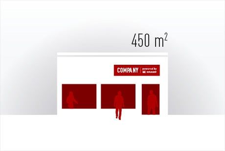 Format 450 m²