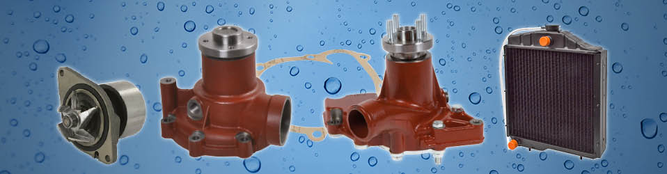  Wide range of water pumps, coolers and hoses