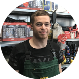 Paul De Lens, employé de magasin