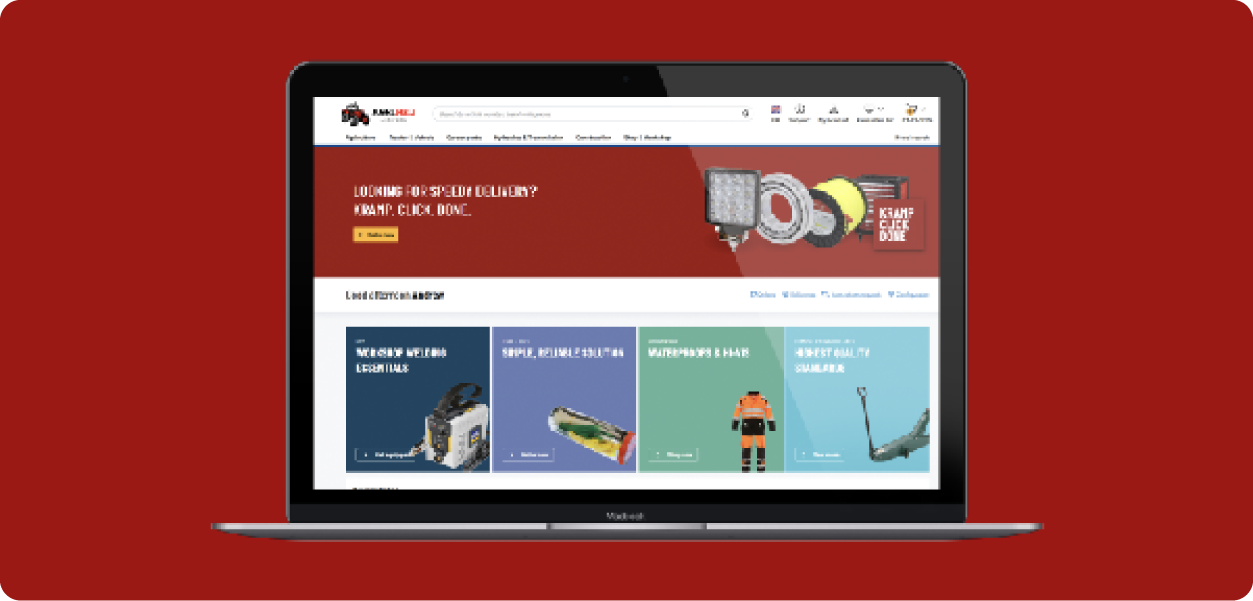 DISCOVER MORE ABOUT eSHOP | POWERED BY KRAMP