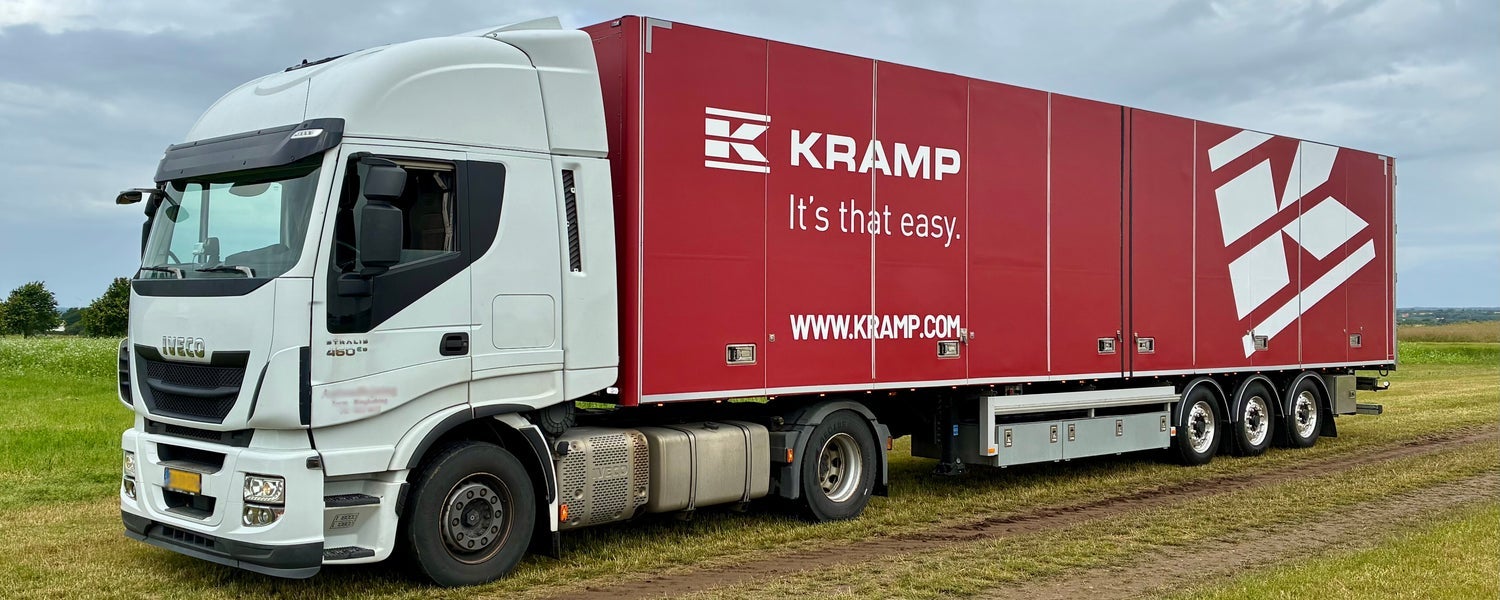 KRAMP FREMVISER NY TRUCK PÅ MARKDEMO