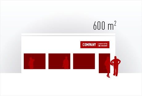 600m² format