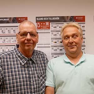 Produktspecialisterna på Traktor & Vagn: Christer & Robert
