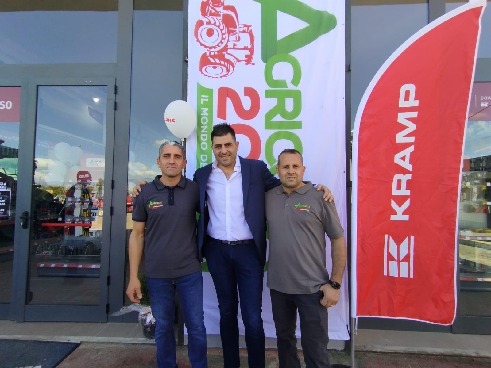 Kramp e Agricola 2000 inaugurano il primo negozio Powered by Kramp nel Sud Italia