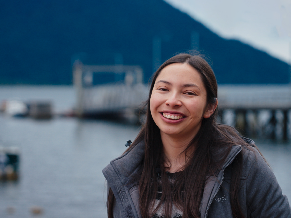 Nancy Barraza, donante DKMS que viajó desde Puerto Cisnes Nancy Barraza, donante DKMS que viajó desde Puerto Cisnes