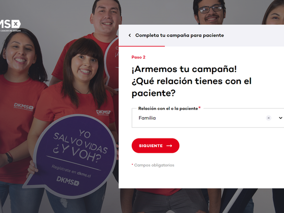 Arma tu campaña online DKMS Arma tu campaña online DKMS