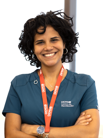 Julieth Fuentes, Enfermera Encargada Centro de Recolección DKMS Chile