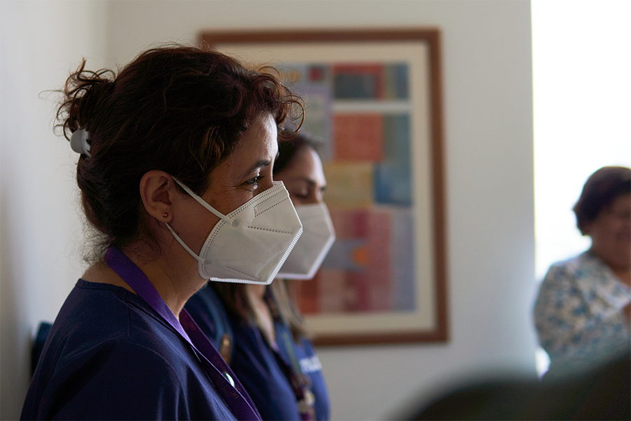 Verónica Jara, enfermera coordinadora del Programa de Trasplante UC Christus Verónica Jara, enfermera coordinadora del Programa de Trasplante UC Christus