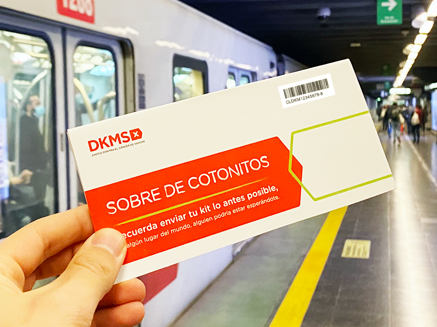 Devuelve tu kit DKMS en Metro Devuelve tu kit DKMS en Metro