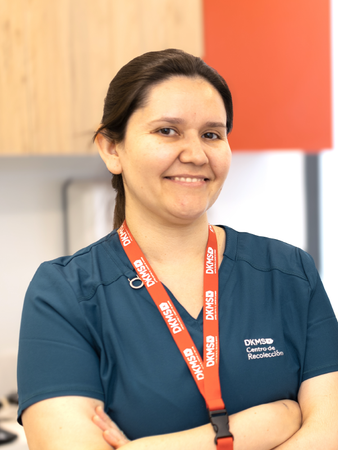 Natalia San Martín, enfermera Coordinadora Clínica Centro de Recolección DKMS Chile