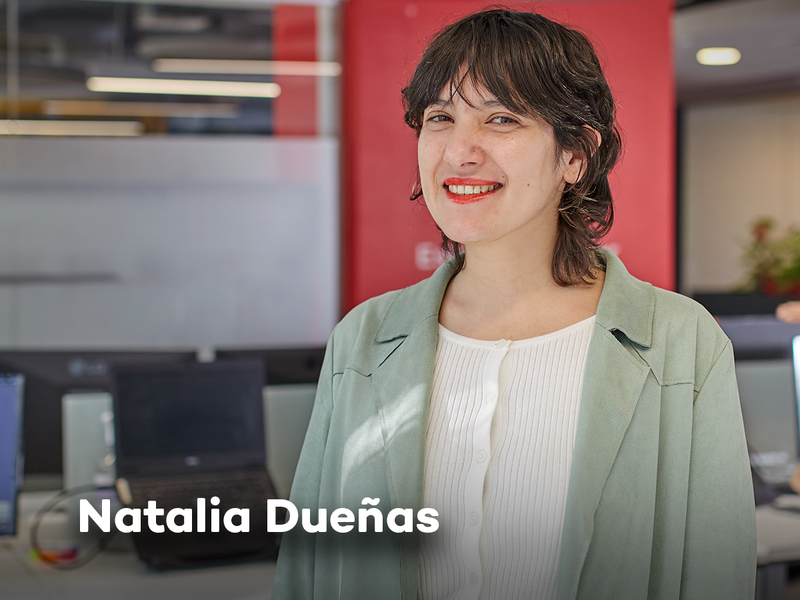 Natalia Dueñas, Encargada de prensa DKMS Chile