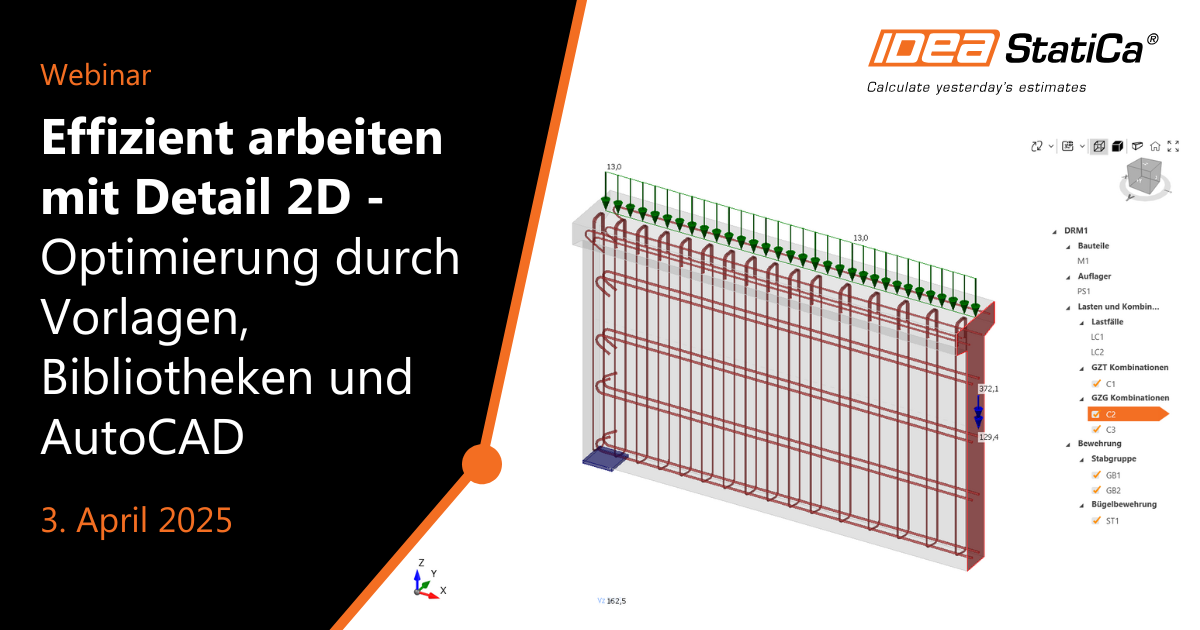 Effizient arbeiten mit Detail 2D -
Tipps und Tricks für Ingenieure (Teil 3)