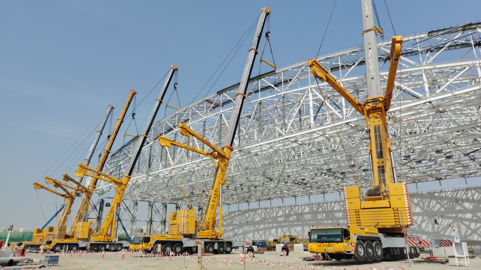 Élimination des obstacles critiques à l'ancrage et aux assemblages pour le hangar d'Air Arabia