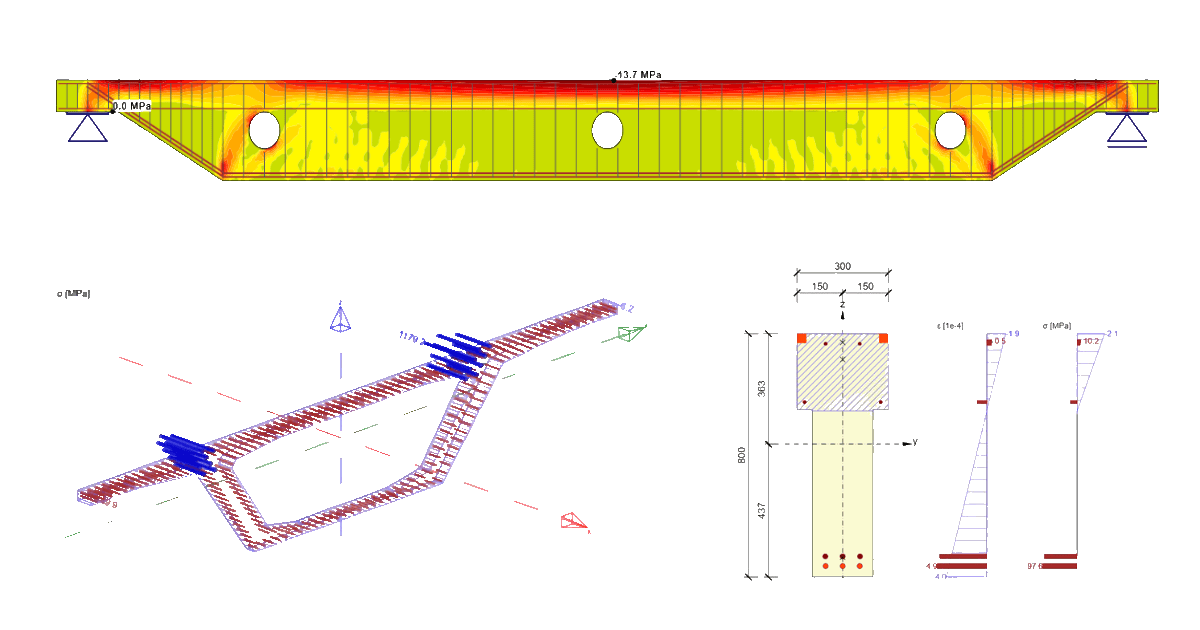 IDEA StatiCa concrete cross-sections and members for structural engineers