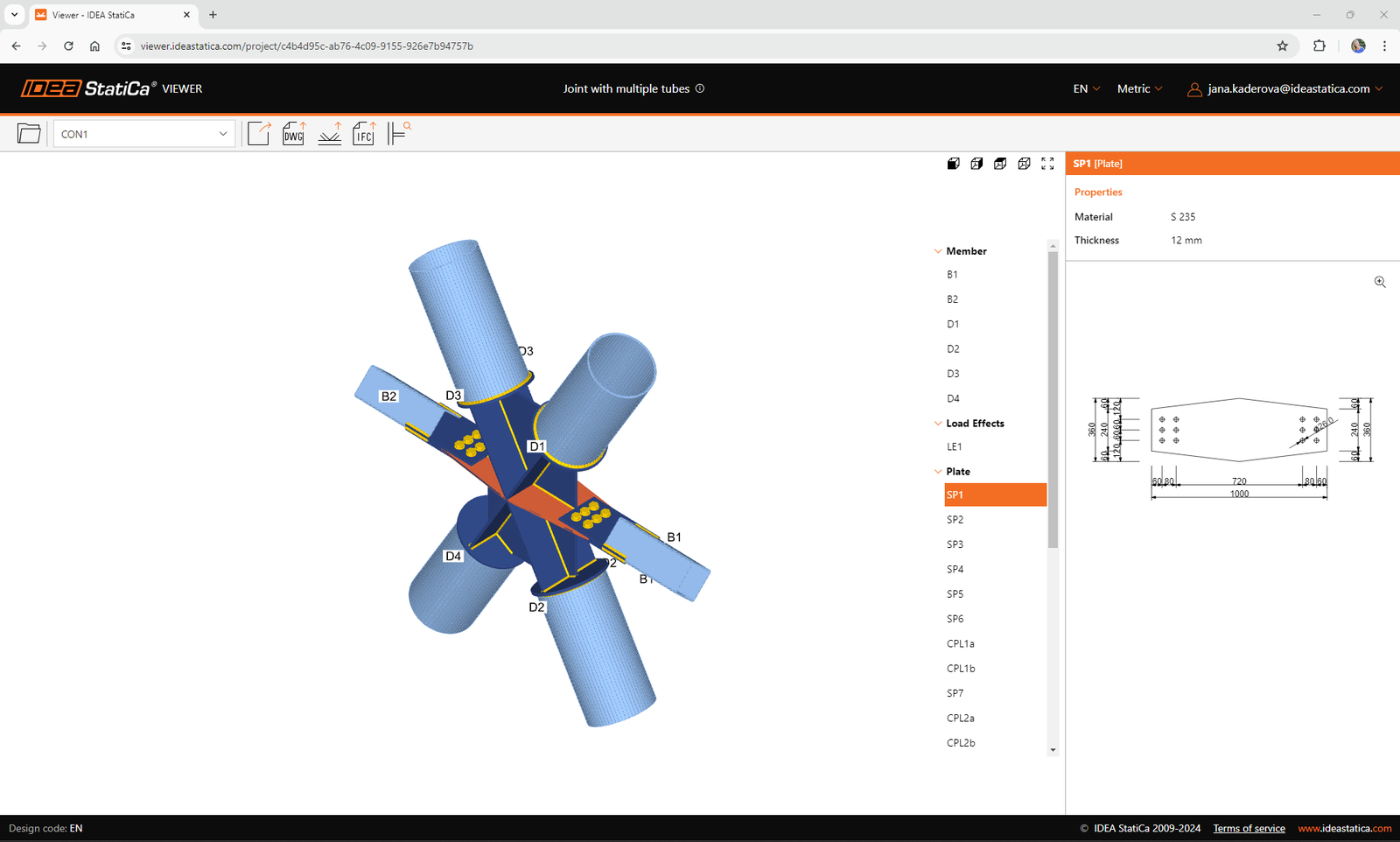 projectonderdelen bekijken in IDEA Viewer