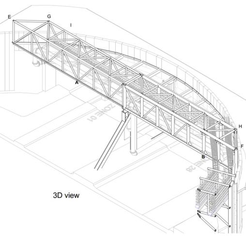 Permanent Service Bridge truss at Heathrow airport