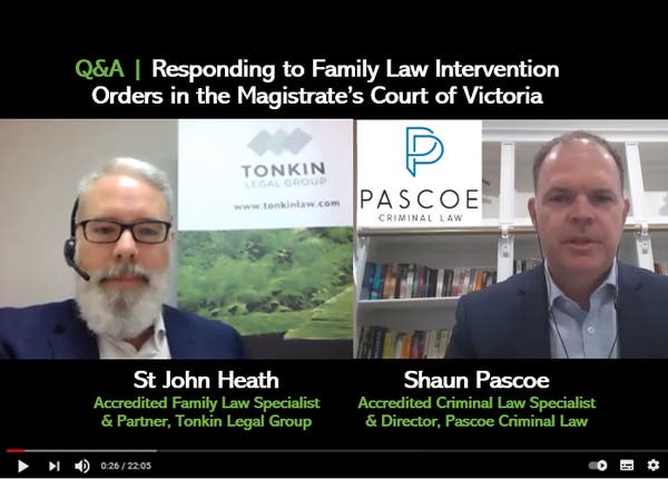Responding to Family Violence Intervention Orders Interview