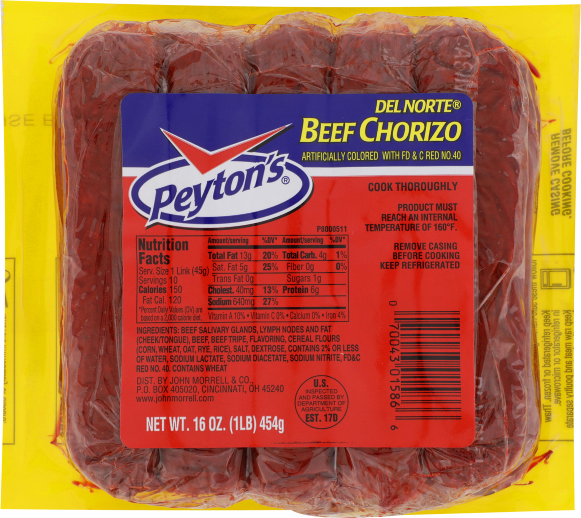 Beef Chorizo Links - 1 lb.