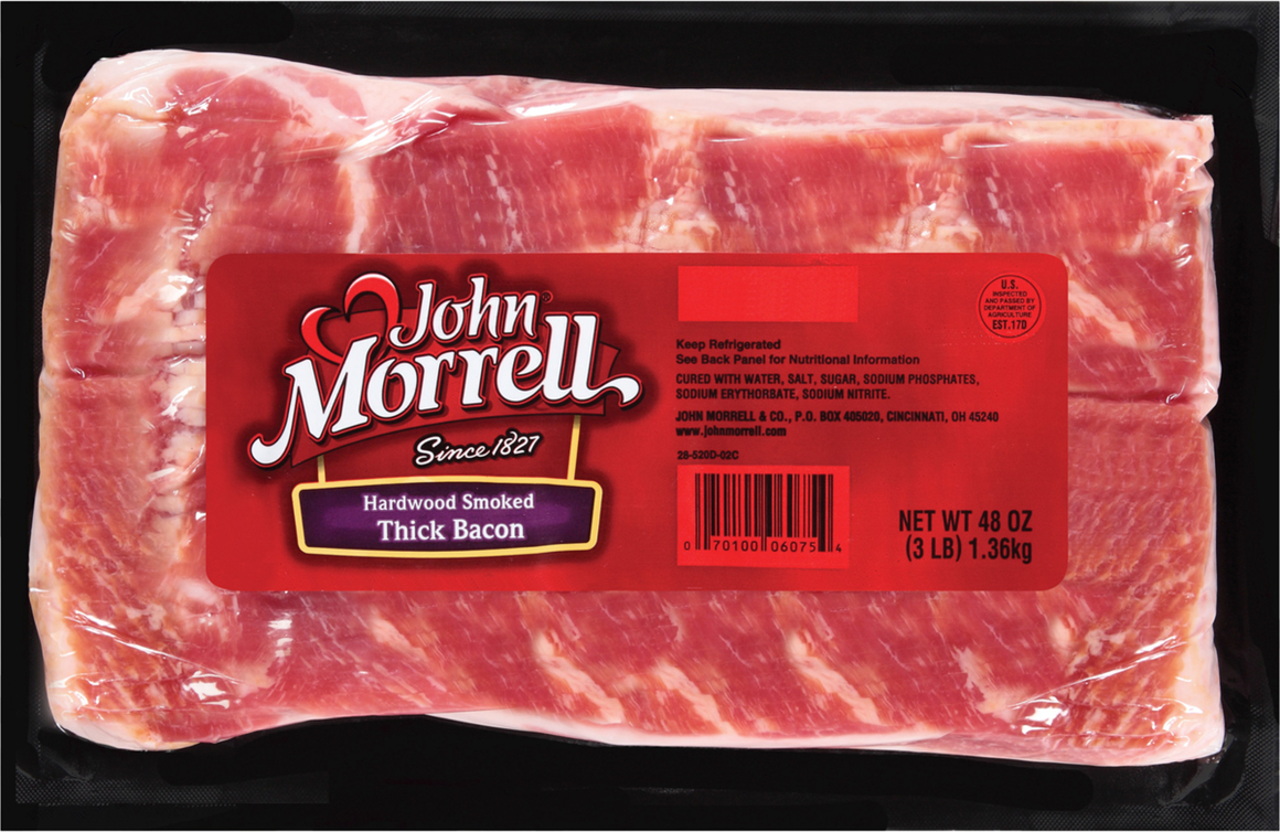 Thick Sliced Hardwood Smoked Bacon - Stack Pack