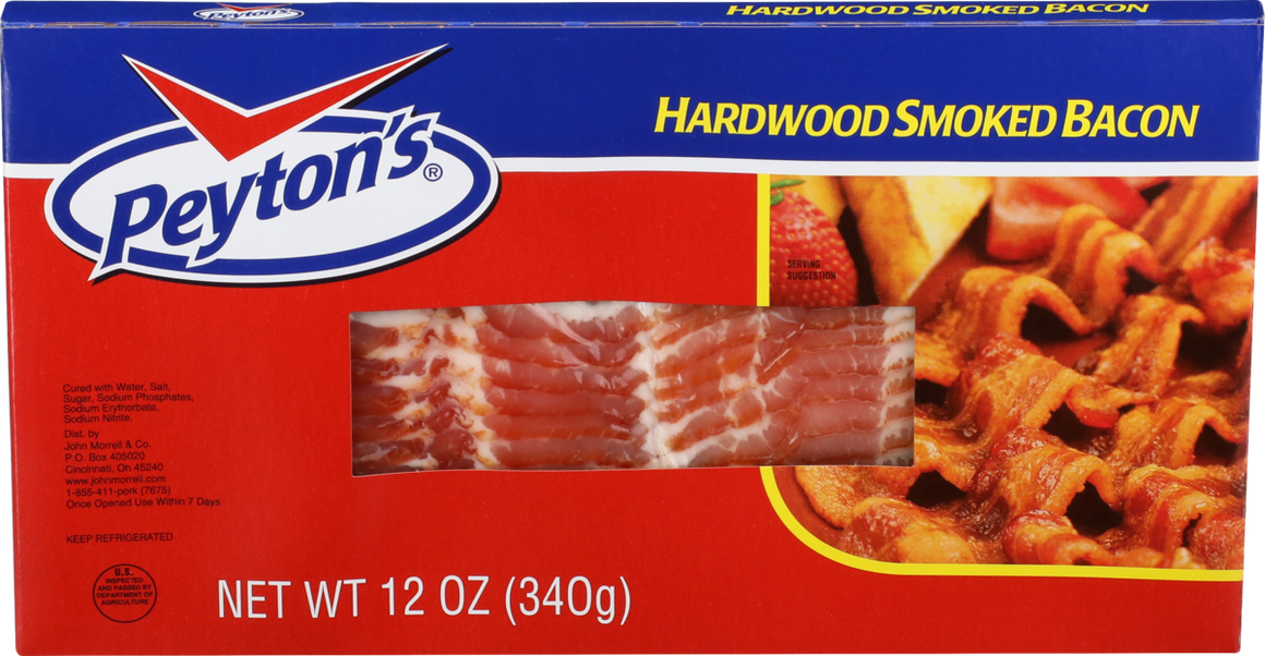 Peyton's Hardwood Smoked Bacon - 12 oz.