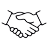Graphic of a handshake