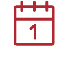 Desk calendar icon