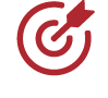 Red target bullseye icon
