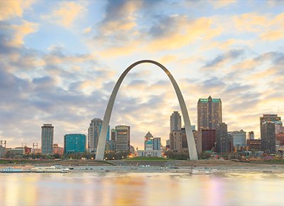 Skyline view of downtown St Louis | Kotapay Conferences