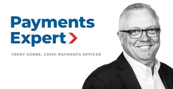 Payments Expert image with Chief Payments Officer, Trent Sorbe