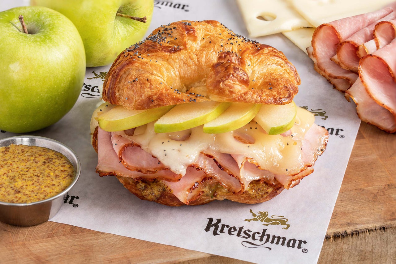 Harvest Ham & Swiss Croissant Sandwich