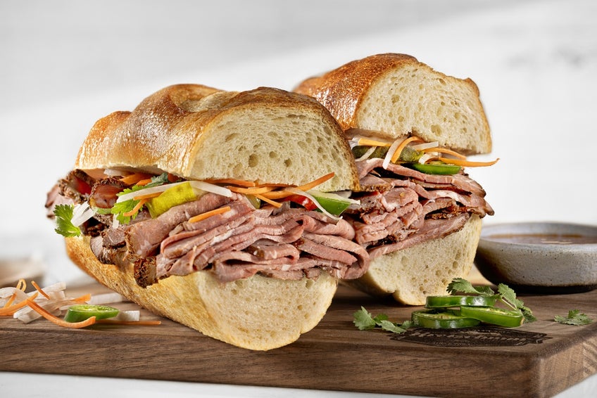 London Broil Banh Mi