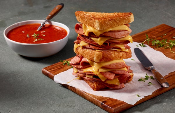 Bologna Grilled Cheese Sandwich