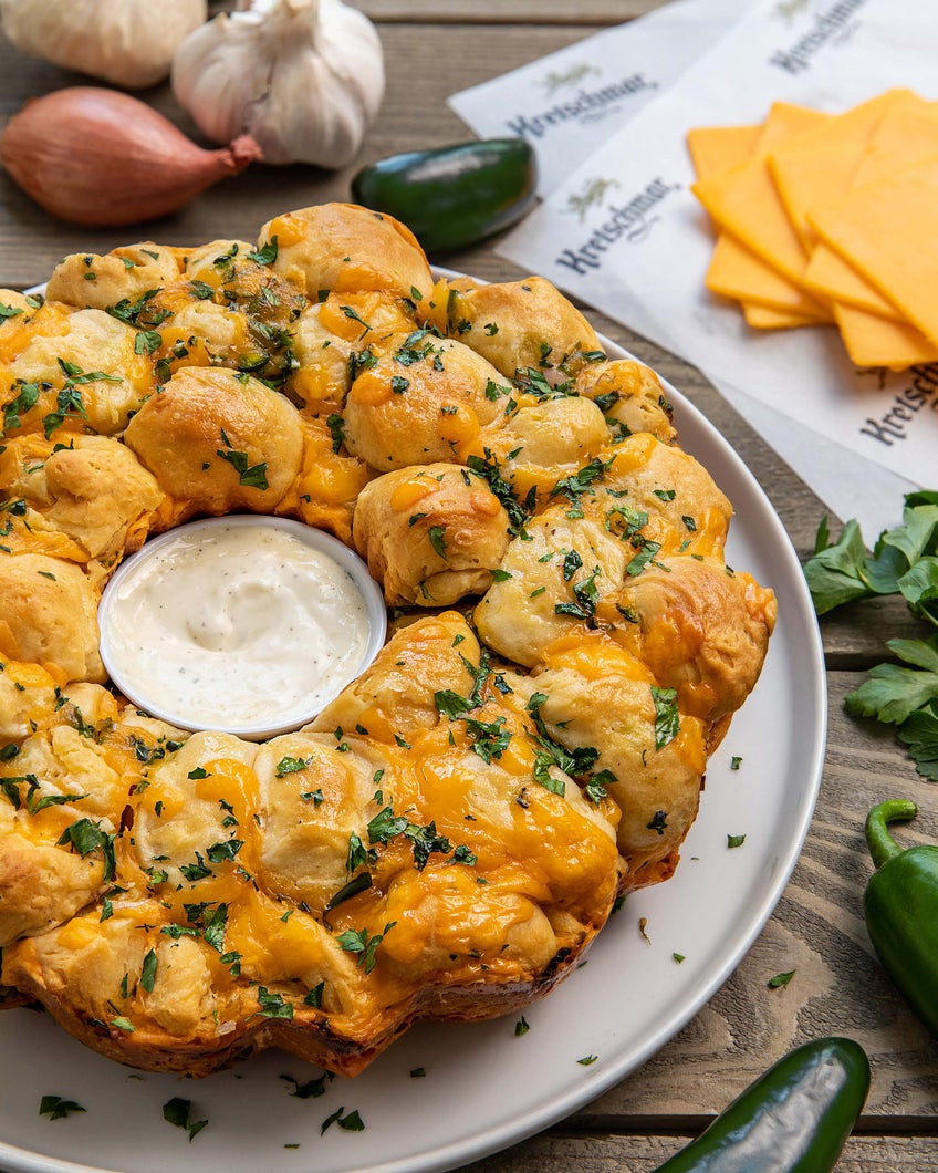 Jalapeno Cheddar Monkey Bread