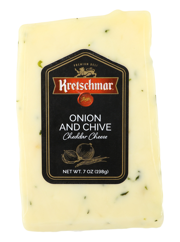 Onion and Chive Cheddar Cheese