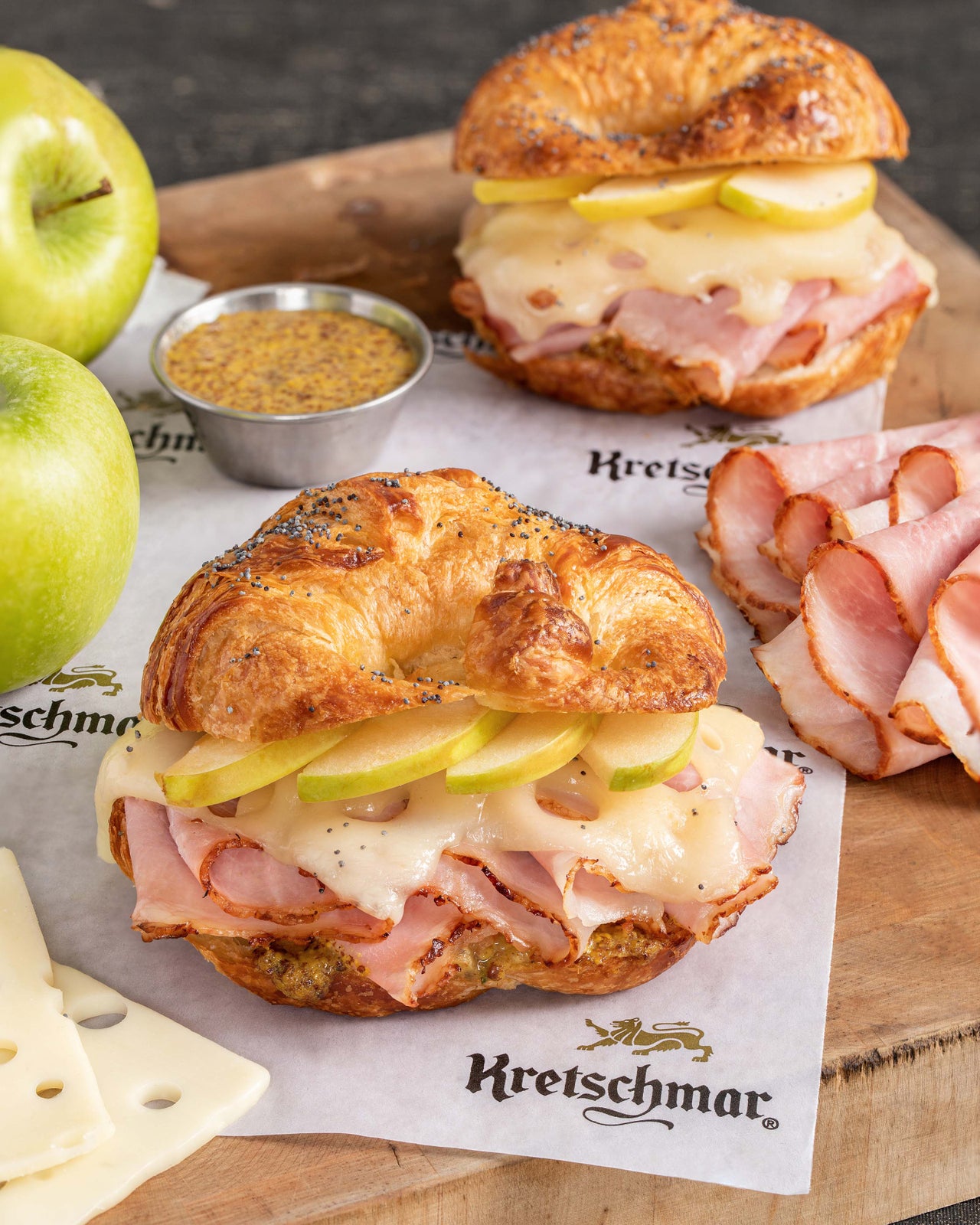 Harvest Ham & Swiss Croissant Sandwich